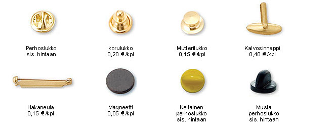 Pinnsien suunnittelu lukot
